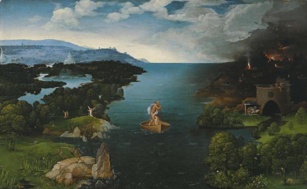 El paso de la laguna Estigia (h.1520) Joachim Patinir
